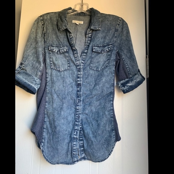 Denim quarter sleeve - Picture 1 of 4